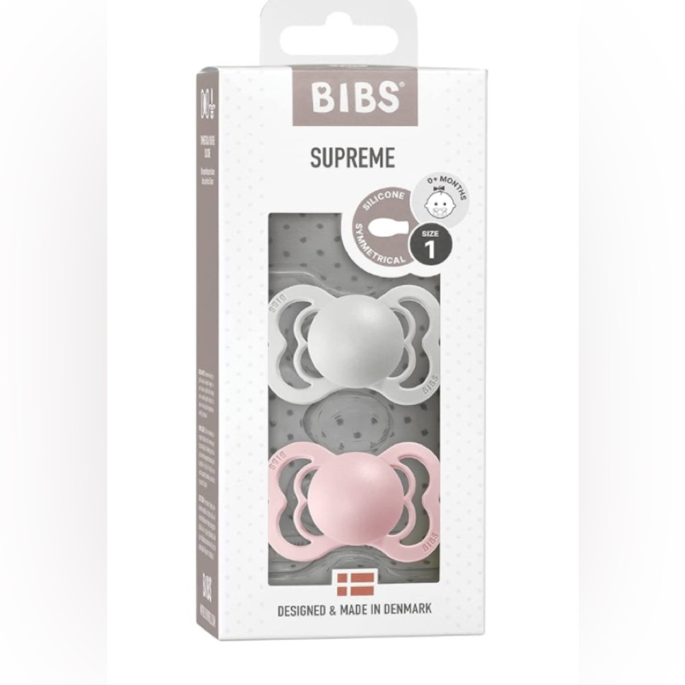 6/$20 BIBS Supreme Silicone Pacifiers